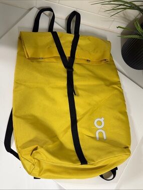 On Cloud Canvas Backpack . NEW unused. Yellow and Black